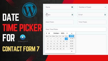Wordpress Contact Form7 Date & Time field create | Date Time Picker | Contact Form 7 Hindi & Bengali