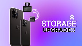How To Increase Any iPhone Pro Storage By 400% Easily | 256Gb To 1TB Upgrade