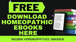 FREE HOMEOPATHIC EBOOK DOWNLOAD SITES | 5 BEST SITES TO DOWNLOAD HOMOEOPATHIC EBOOKS FOR FREE screenshot 4