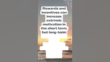 How can rewards and incentives impact motivation?