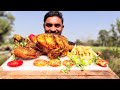 Chicken Chargha لاہوری چرغہ بنانے کا طریقہChargha Without Oven Whole Chicken Roast by Mukkram Saleem