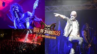 05.-06.10.2018 - Way of Darkness Festival Review
Die Wiederauferstehung des Way Of Darkness in Lichtenfels Anfang Oktober 2018 war eines der letzten großen Highlights dieses Jahr. Underground Bands wie Traitor, Orkan und Soulburn teilten sich die Bühne mit Metalbombasten wie Taake, Sodom und Desaster. Wir haben es uns nicht nehmen lassen Zeuge dieser Veranstaltung zu sein und haben für euch ein kleines Review zusammengenagelt und raten euch an das Festival auch 2019 im Auge zu behalten!
Bands:
Traitor, Orkan, One Tail One Head, Revel In Flesh, Humiliation, Soulburn, Bölzer, Desaster, Taake, Goregonzola, Cryptic Brood, Anatomia, Hellish Crossfire, Deathrite, Witchburner, Fleshcrawl, Necros Christos, Messiah, Asphyx, Sodom
O-Töne:
Ernie (Krachmucker TV)
Jarne (Party.San)
Sio&Klaus (Metal Franconia)
Songs:
Traitor - Knee Deep In The Dead
Orkan - Avmakt
Kamera:
Pat, Grave
Schnitt:
Grave
Mehr Infos:
http://wayofdarkness.de/ 05.-06.10.2018 - Way of Darkness Festival Review