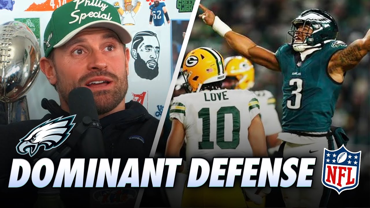 Eagles Defense Leads Philly To Wild Card Victory Over Jordan Love & Packers