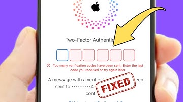 Too Many Codes sent enter the last code you received or try again later | Fixed | 2025