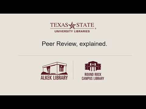 Peer Review, explained