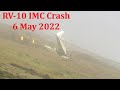 RV-10 Fatal Crash Marin County, CA. 6 May 2022