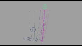 Cuttlefish Rig: Gather Test with Curve Blend