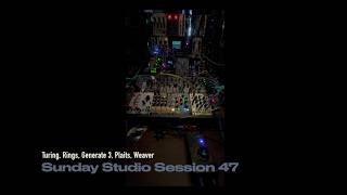 Sunday Studio Session 47 | Generative Modular Ecosystem: Turing & Weaver Chaos