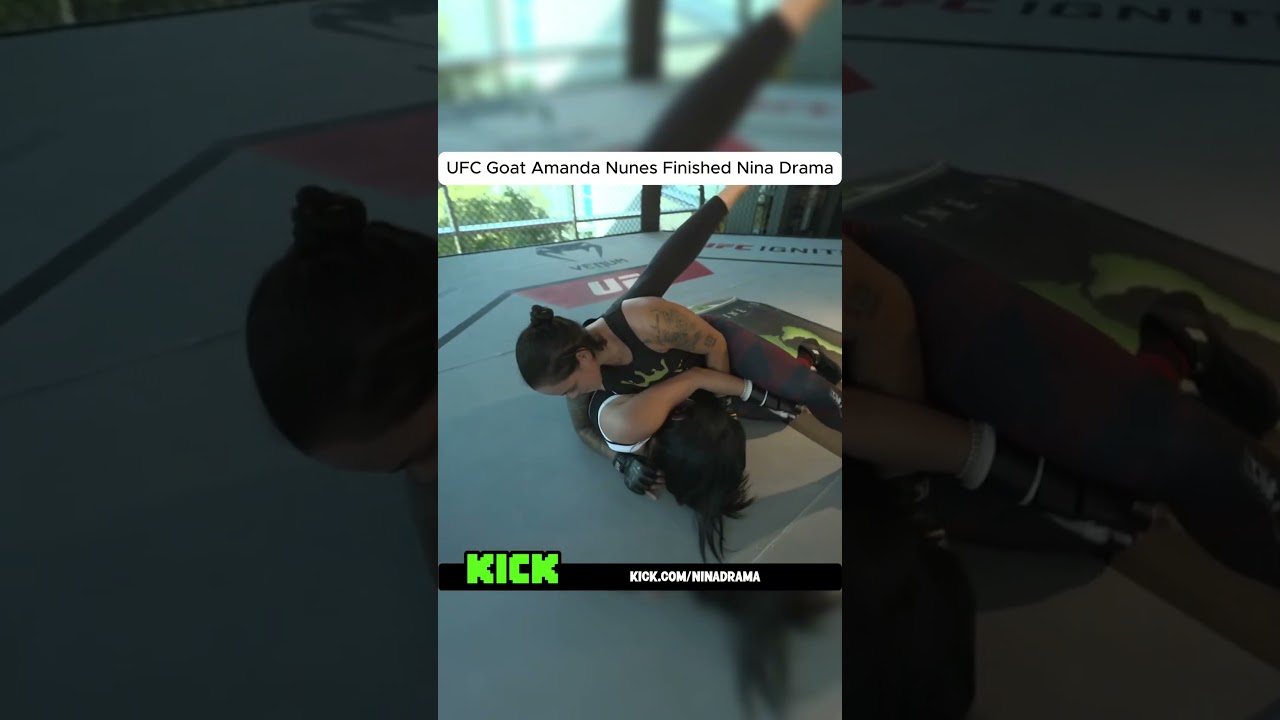 UFC Goat Amanda Nunes vs Nina Drama 
