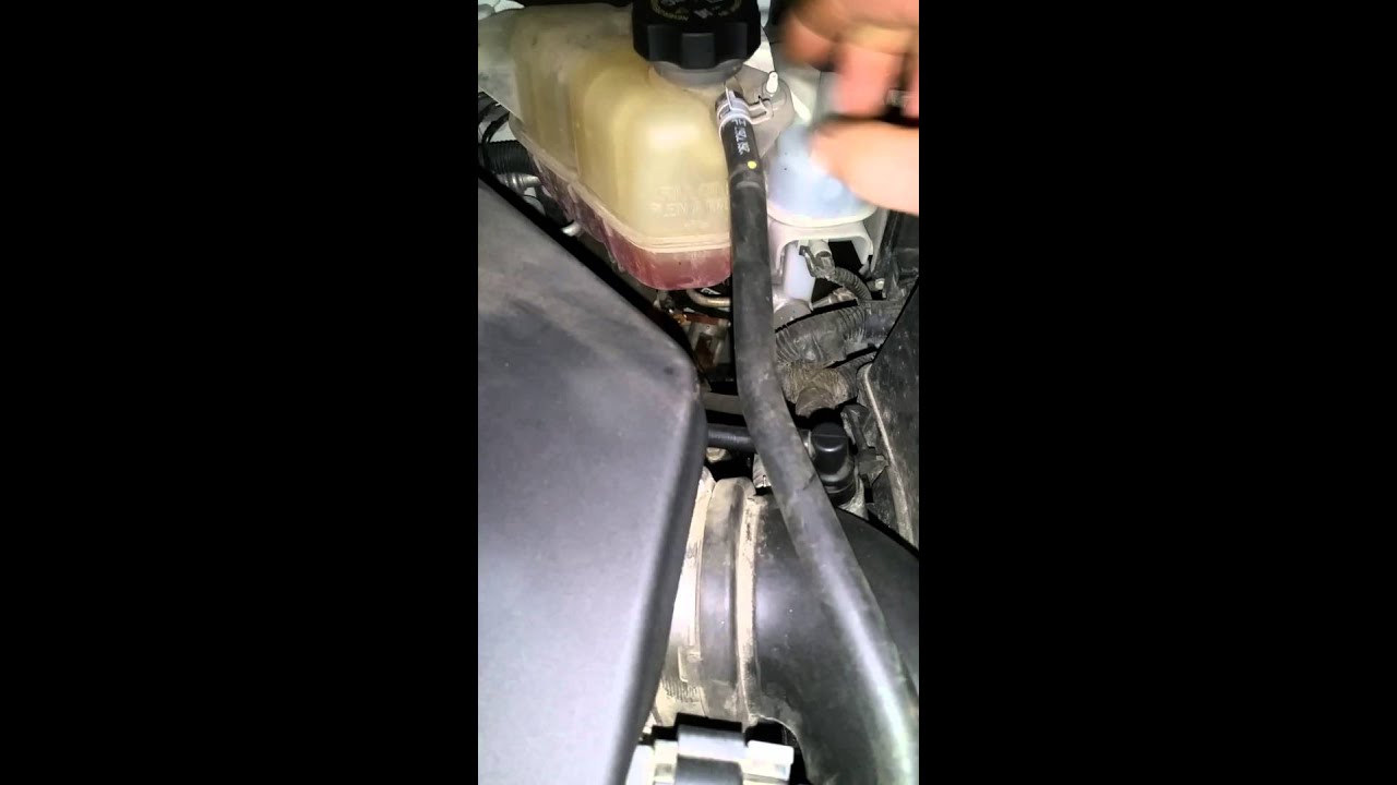 How to Bleed Coolant on a 3.5 Pontiac G6 - YouTube