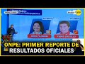 🔴 #LoÚltimo| ONPE: primeros resultados oficiales al 42% entre Fujimori y Castillo
