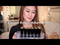 My Chanel Rouge Allure Velvet Lipstick Collection & Lips Swatches | Pinay Youtuber in Kuwait