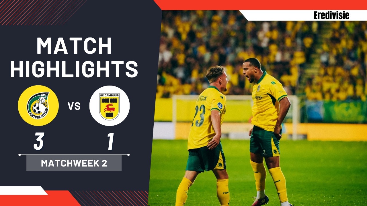 Fortuna Sittard - Cambuur | 3-1 | Highlights | Eredivisie 2026 | fortunasittard cambuur