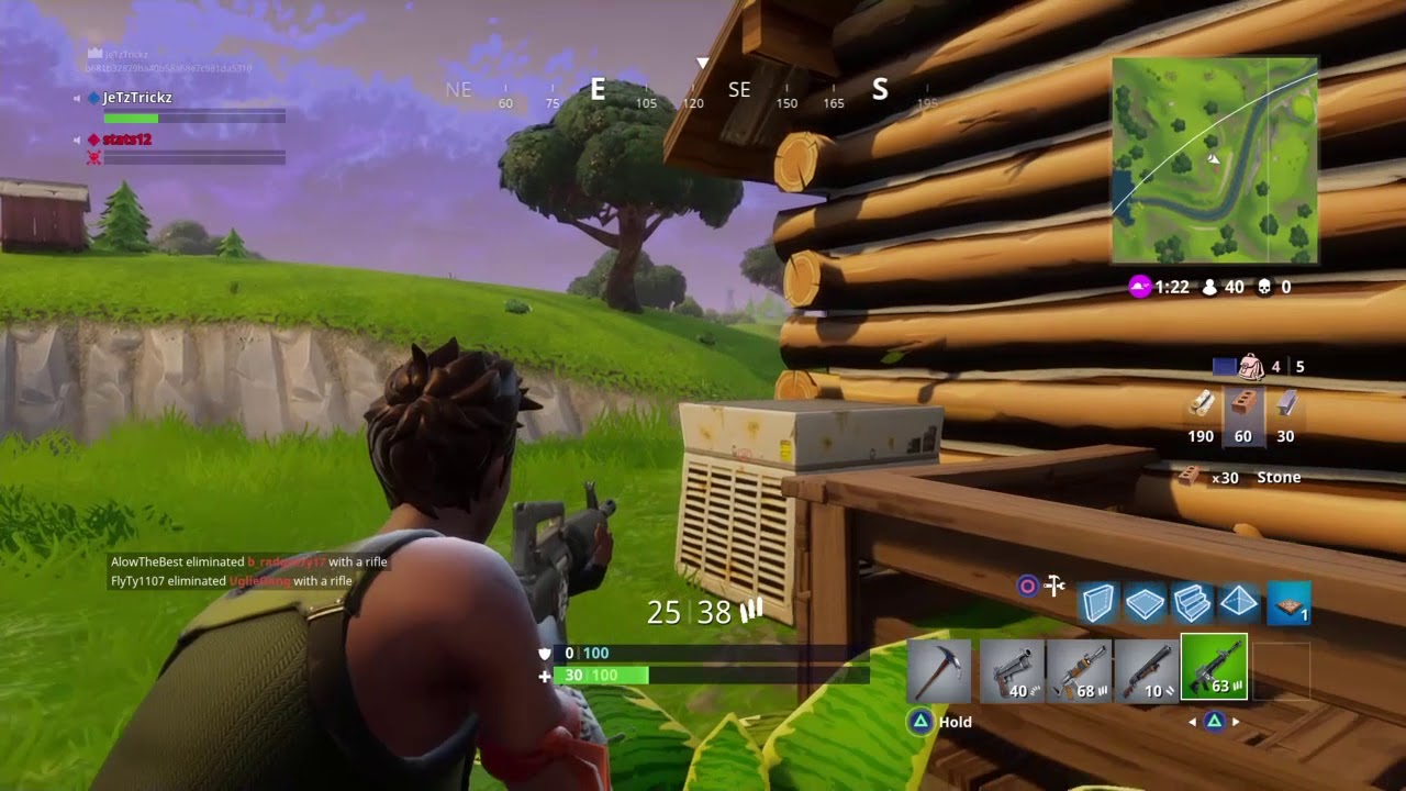 Fortnite: inconspicuous bush