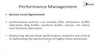 Performance Management - Virtual topology, Network Control and Management - Optical Networks