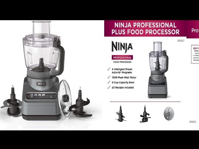 Ninja Professional Plus Food Processor BN601, 1000 Peak Watts, 4 Functions