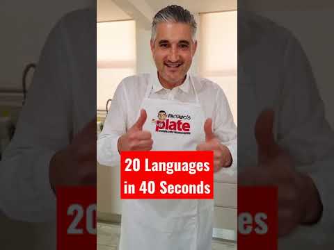 20 Languages in 40 Seconds #Shorts | Vincenzo