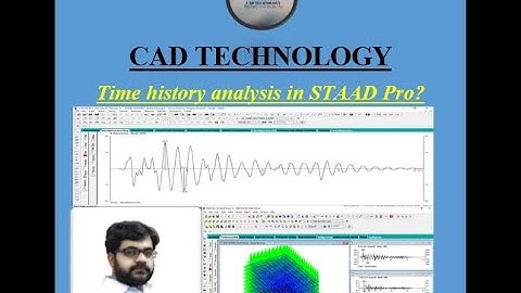 #TIME HISTORY ANALYSIS IN #STAAD PRO