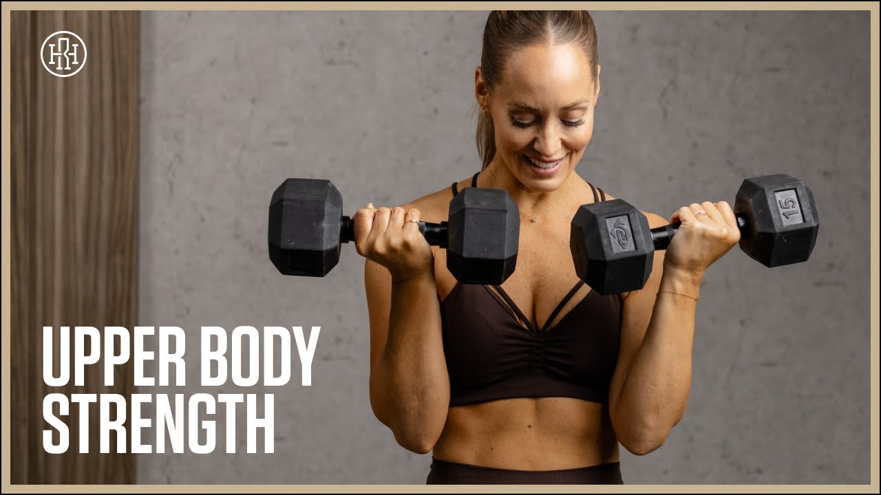 42MIN Upper Body Strength // Day 57: HR12WEEK 5.0 - YouTube