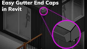Easy Gutter End Caps in Revit Tutorial