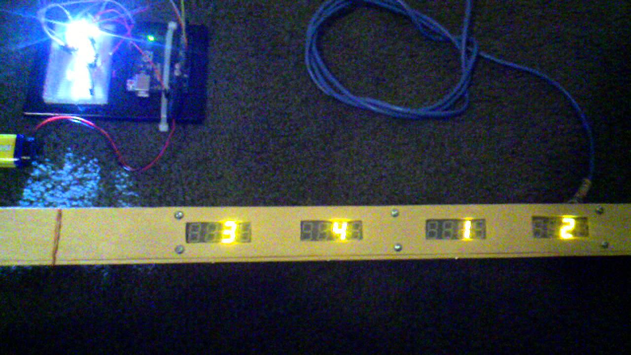 Arduino Pinewood Derby Timer Circuit Test YouTube
