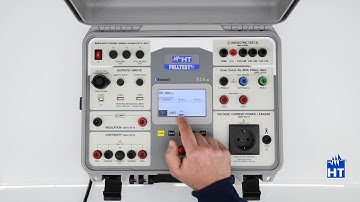 HT FULLTEST3 Tutorials - Prova di continuità dei conduttori di protezione con 200mA o 25A (ITA)
