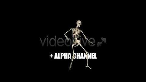 Skeleton Funny Dance | Motion Graphics - Envato elements