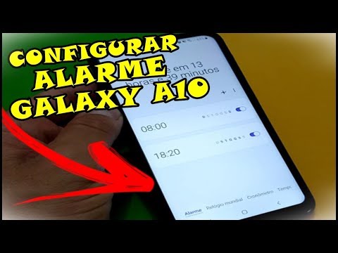 Como Configurar e Usar o Alarme (Despertador) No Celular Samsung Galaxy A10