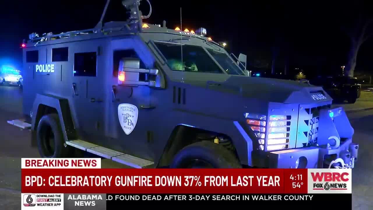 Birmingham Police: Celebratory gunfire down 37% from last year