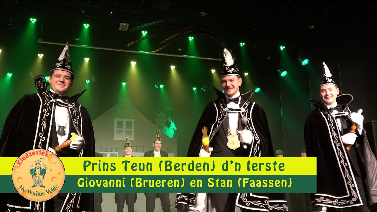 De Wuilus prissentaert Prins Teun d’n Ierste!