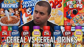 Which Cereal Drink Tastes Like The Real Cereal? - SNACK TIME