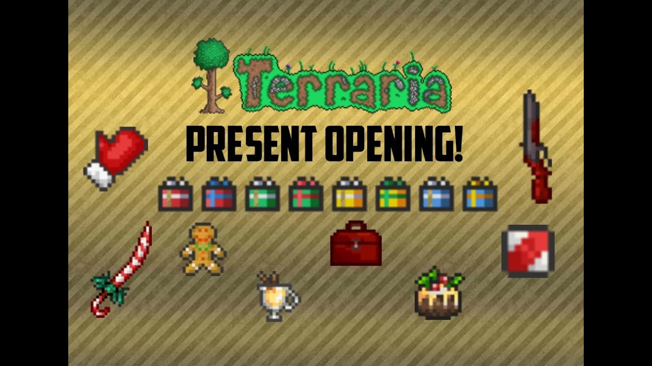 Terraria ios 1.2.4 Present Loot!!! YouTube