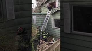 Head first ladder bailout
