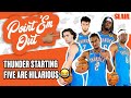 Whos winning king of the court the okc thunder get competitive  slam point em out