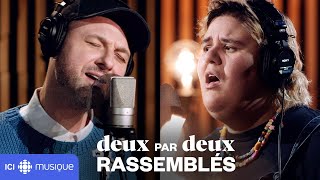 Video-Miniaturansicht von „Safia Nolin et Pierre Lapointe : J’aime ta grand-mère (Les Trois Accords) | Deux par deux rassemblés“