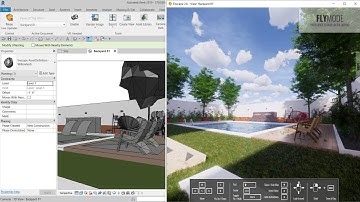 Enscape for Revit Rendering Tutorial | Rendering Backyard in Enscape 3D