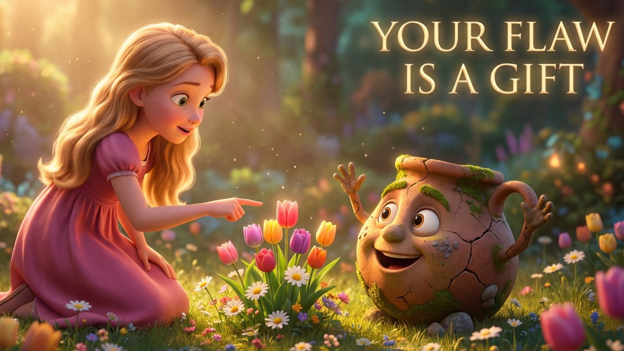 The Story of The Cracked Pot |  Heart Touching Story |  English fairy talse