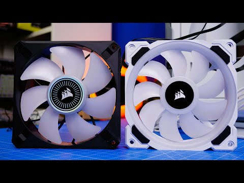 Corsair ML120 RGB Elite vs Corsair LL120 fans - cooling performance and good looks?