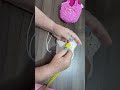 Destaque ao vivo #shortsviral #crochet #passo a passo de Mine bolsa de crochê