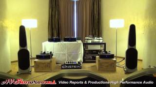 Einstein Audio amplifiers, AudioMachina loudspeakers, TechDAS Air Force One, HiFi Deluxe 2014 Munich Einstein Audio amplifiers, AudioMachina loudspeakers, TechDAS Air Force One, HiFi Deluxe 2014 Munich