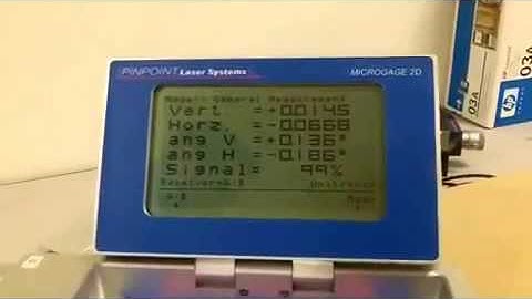 4 Axis Laser Measuring Alignment