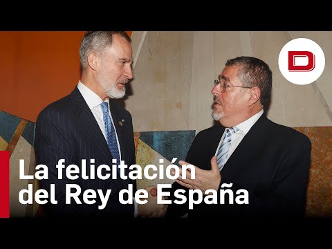 La visita de Felipe VI al presidente de Guatemala, Fernando Arévalo