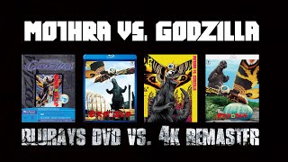 MOTHRA VS. GODZILLA (1964) Blu-rays/DVD vs. 4K Remaster