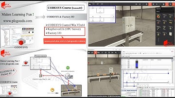 CODESYS tutorial | Connecting CODESYS with Factory IO using KepserverEX  | Lesson 3