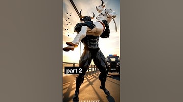 black bull and viru part 2 #trending #ai #bull #shorts