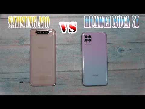 Samsung Galaxy A80 vs Huawei Nova 7i | SpeedTest and Camera comparison