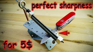 Any knife will be RAZOR SHARP. DIY Making a professional knife sharpener for only $5