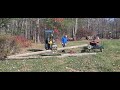Chinese Mini Excavator &amp; Mini Log Trailer  Moving Trees  Pls Subscribe @italianhick 