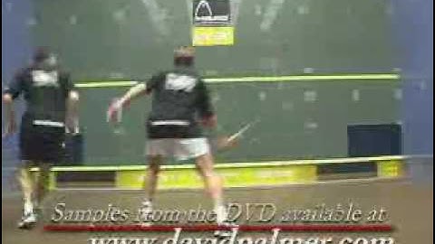 David Palmer crosscourt volley drop drill