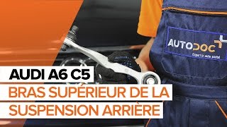 Regardez le vidéo manuel sur la façon de remplacer AUDI A6 Avant (4B5, C5) Bras de liaison suspension de roue